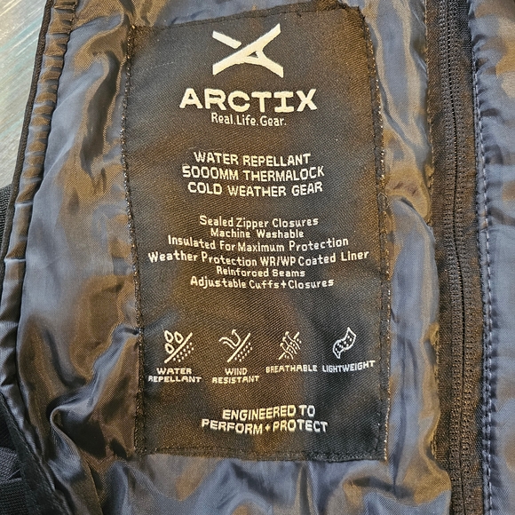 WOMEN'S Arctix Essential Black Insulated Snow Bib Overalls (Small)(31L)☃️ - Picture 12 of 16